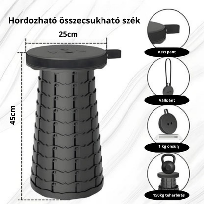 ZenithSeat™ Prémium Teleszkópos Szék – Bárhol, Bármikor