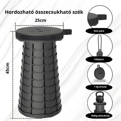 ZenithSeat™ Prémium Teleszkópos Szék – Bárhol, Bármikor