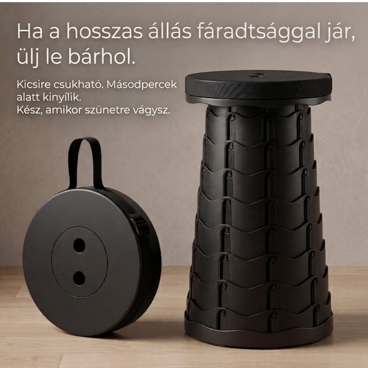ZenithSeat™ Prémium Teleszkópos Szék – Bárhol, Bármikor